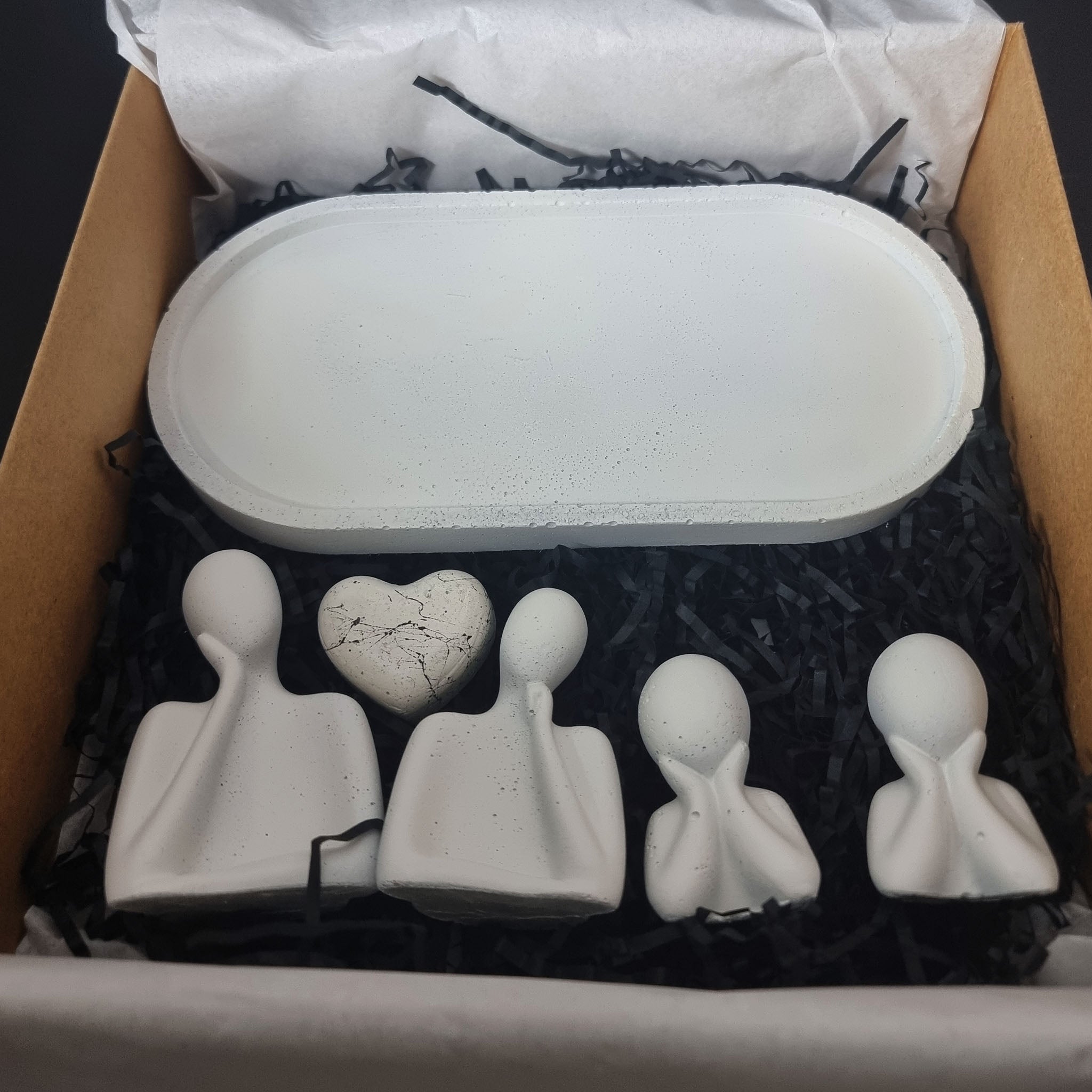 מארז זוג פלוס שתיים אובלי לבן דרינה פינק מארזים